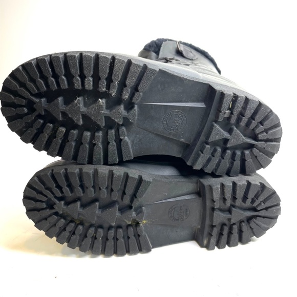 Sorel Caribou Vintage Black Leather Waterproof Heavy Snow Winter Boots Size 7 - Picture 6 of 7